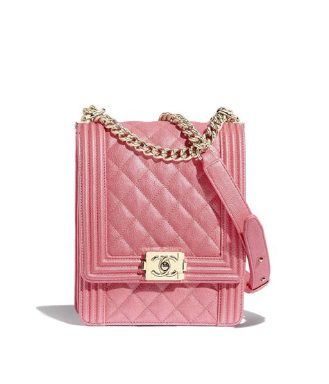 chanel boy bag pink back of bag|boy chanel handbag price.